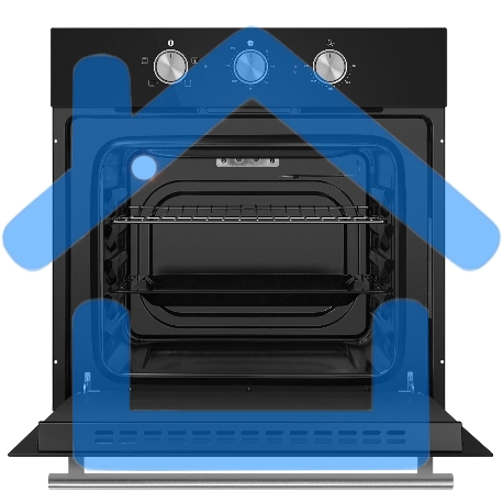 Духовой шкаф электрический HOMSair OES604BK черный-8