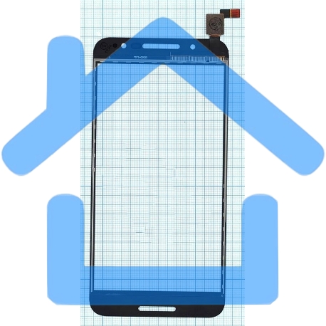 Сенсорное стекло (тачскрин) для Alcatel A7 5090Y, черное-1