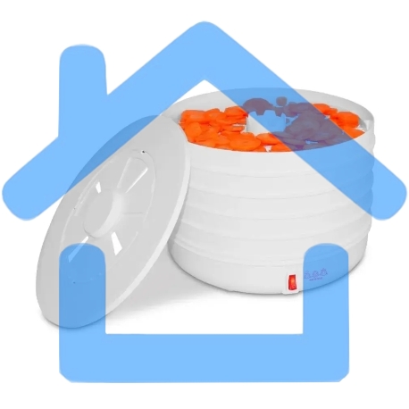 Сушилка для овощей и фруктов Мастерица EFD-0501M с прозрачными поддонами