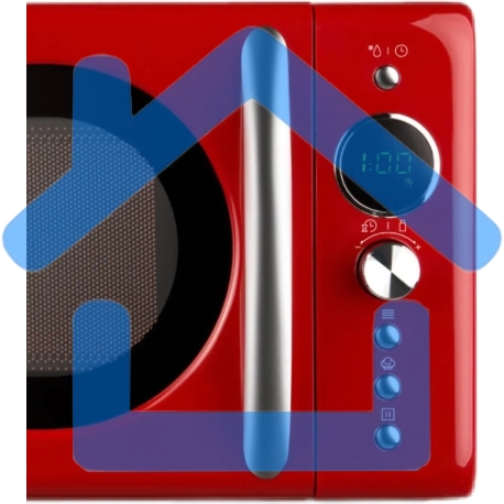 Микроволновая печь Hyundai HYM-D3037 красный, 20 л, 700 Вт, переключатели - кнопки/поворотный механизм-2