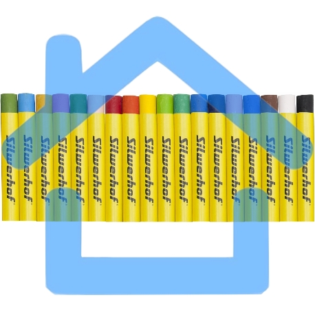 Масляная пастель Silwerhof Create 18 цветов, длина 70мм, диаметр 10мм-5