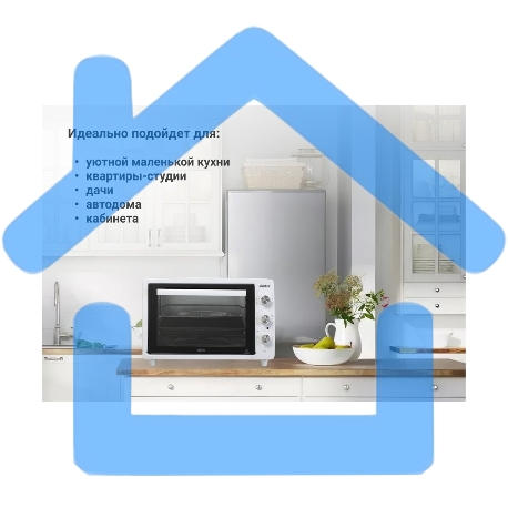 Мини-печь Simfer M3402 белый-6