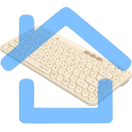 Клавиатура A4Tech Fstyler FBK36C AS беспроводная, USB, Bluetooth/Радиоканал, бежевый-4