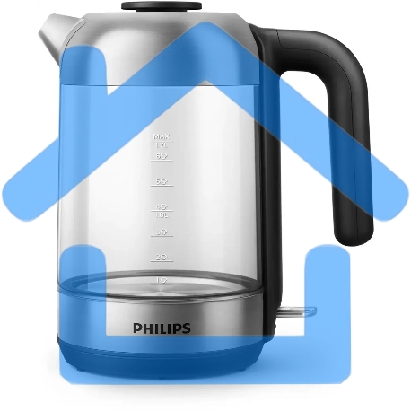 Чайник электрический Philips HD9339/80 1.7л. 2200Вт прозрачный (корпус: стекло)