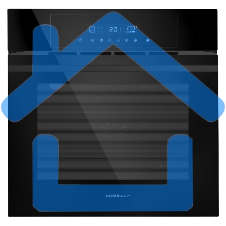 Духовой шкаф электрический HOMsair OEH6010BK2 черный