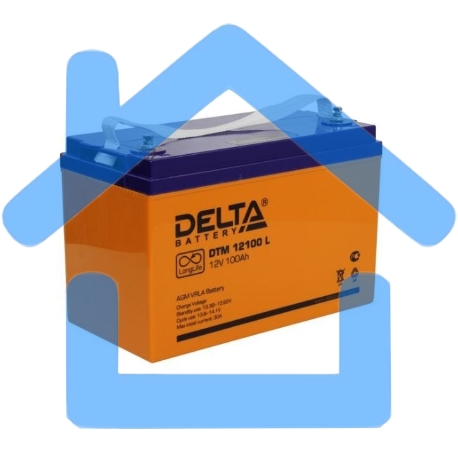 Батарея Delta DTM 12100 L 12В 100А·ч