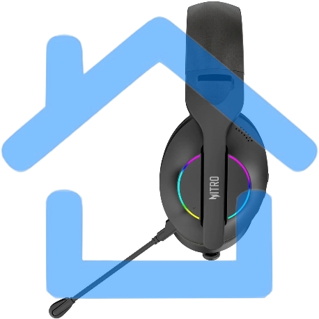 Гарнитура игровая Acer OHR400 черный для компьютера/мобильных устройств мониторные-5