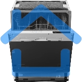 Встраиваемая посудомоечная машина Indesit DI 3C49 B, белый, 59.8 см, 13 компл., 49 дБ, класс A