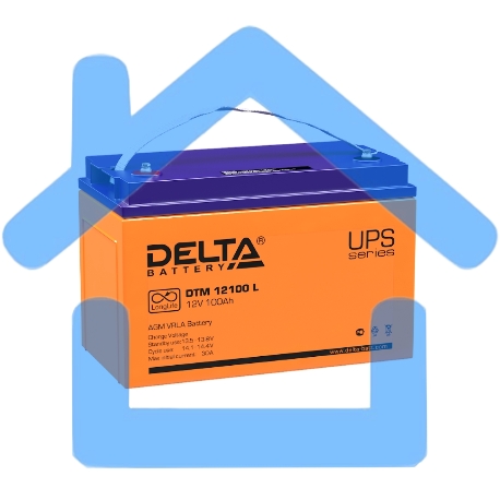 Батарея Delta DTM 12100 L 12В 100А·ч-1