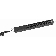 Блок распределения питания RakTek RTSA160801 гор.размещ. 8xC13/C19 Schuko 2м