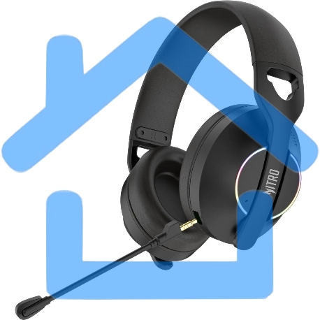 Гарнитура игровая Acer OHR400 черный для компьютера/мобильных устройств мониторные-6