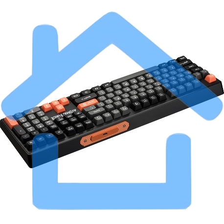 Игровая клавиатура проводная Defender Atomic Force GK-005 RU,чер/сер,108кн+FN,радуж,1.5м-1