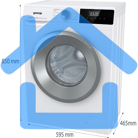 Стиральная машина Gorenje W2NHPI72SCS белый загр. фронтальная макс.: 7 кг 1200об/мин класс: А-14