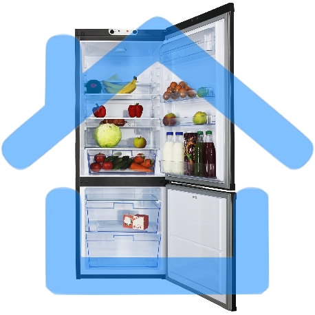 Холодильник ОРСК 171 G графит двухкамерный 200/110л морозилка снизу-2