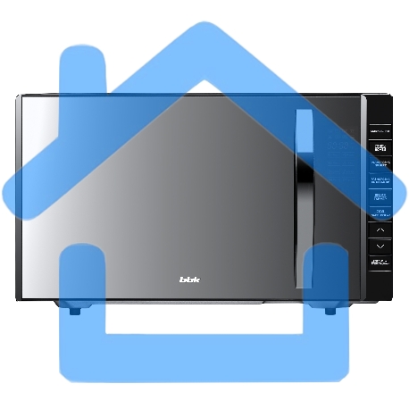 Микроволновая печь BBK 23MWG-850T/B-M черный, 23 л, 800 Вт, кнопки-3