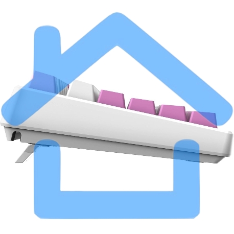 Клавиатура MSI Forge GK600, USB, белый фиолетовый-3