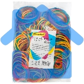 Резинки для купюр Silwerhof 189015 d=60 мм, ширина 2 мм, 500 гр, ассорти