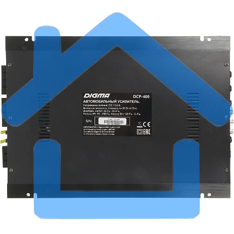 Усилитель автомобильный Digma DCP-400 четырехканальный-16