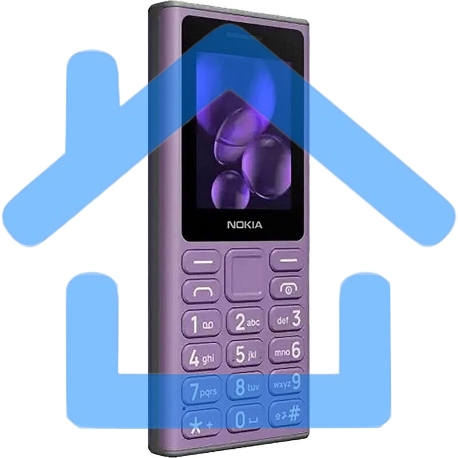 Мобильный телефон NOKIA 108 TA-1627 DS, EAC, фиолетовый