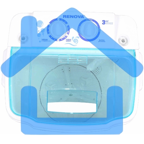 Стиральная машина Renova WS-30ЕT белый, загрузка вертикальная3 кг, без отжима, класс: А+-15