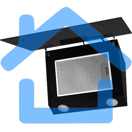 Вытяжка купольная Weissgauff Zibal 60 BLX Sensor черный/серебристый, 60 см, 900 куб. м/ч, 67 дБ-5