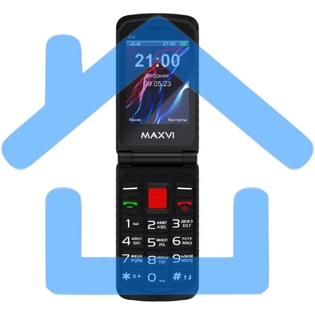 Мобильный телефон Maxvi E10 красный-6