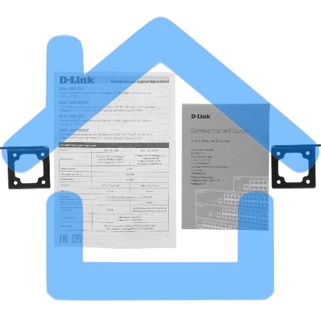 Коммутатор управляемый PoE L2 48 портов 10/100/1000 Мб/с, 4хSFP+, 370 Вт-8