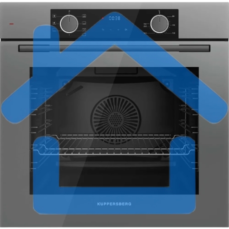 Духовой шкаф Электрический Kuppersberg HF 607 GR серый