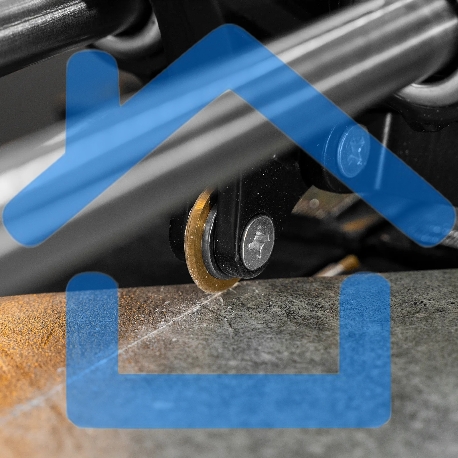 Ролик режущий с подшипником для плиткореза Denzel 22х6х6мм, TiN-7