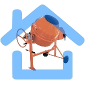Бетоносмеситель Россия СБР-260В-01 750 Вт, 260 л, 220 В, редуктор