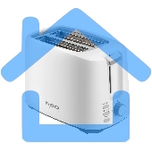 Тостер Red Solution RT-419 750Вт белый