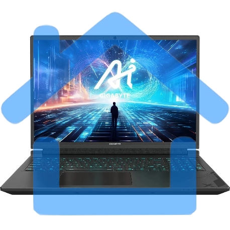 Ноутбук Gigabyte G6X серый 9MG-42KZ853SD Core i7 13650HX 16Gb SSD 512Gb NVIDIA GeForce RTX 4050 6Gb 16