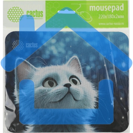 Коврик для мыши Cactus White Cat 220x180x2мм (CS-MPC-P06XS)-5