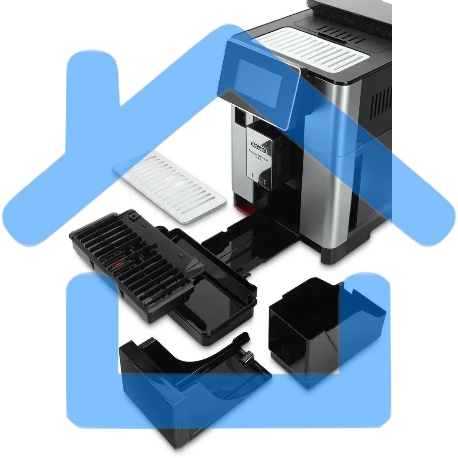 Кофемашина Delonghi ECAM610.55.SB 1450Вт черный/серебристый-2