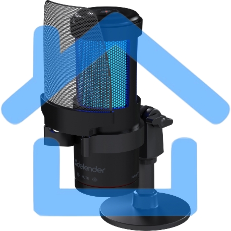 Игровой стрим микрофон DEFENDER (64240) Impulse GMC 400 USB