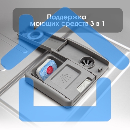 Встраиваемая посудомоечная машина Zigmund & Shtain DW 302.4, черный, 44.8 см, 10 компл., 44 дБ, класс A+++-1