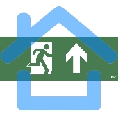 Этикетка самоклеящаяся IEK LPC10-1-35-13-FVERH Фигура/стрелка вверх ССА 1005