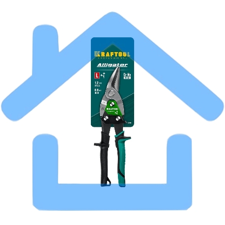 Ножницы по металлу KRAFTOOL 2328-L Alligator левые, Cr-Mo, 260 мм-1