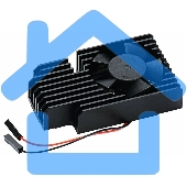 Кулер с радиатором QUMO, Raspberry Pi 4, черный (RS019)