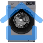 Стиральная машина Maunfeld MFWM148STSL02 серебристая, загрузка фронтальная 8кг, 1400 об/мин., класс: A+++