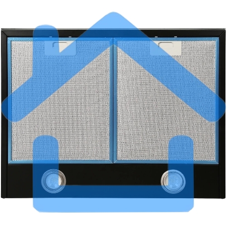 Вытяжка встраиваемая Gefest BO 3606 C23 черный, 60 см, 1000 куб. м/ч, 78 дБ-1