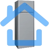 Холодильник Indesit TIA 16 S серебристый двухкамерный 245/51л морозилка сверху