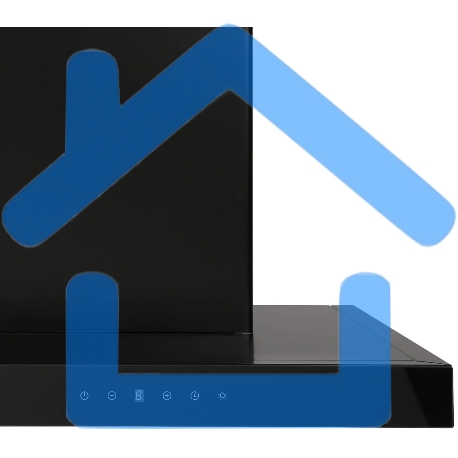 Вытяжка встраиваемая Gefest BO 3606 C23 черный, 60 см, 1000 куб. м/ч, 78 дБ-2