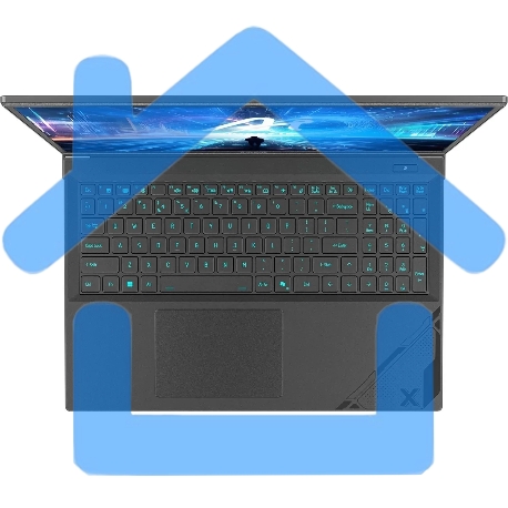 Ноутбук Gigabyte G6X серый 9MG-42KZ853SD Core i7 13650HX 16Gb SSD 512Gb NVIDIA GeForce RTX 4050 6Gb 16