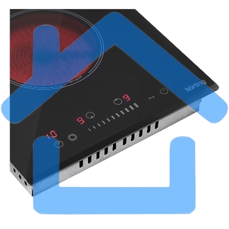 Электрическая варочная панель Korting HK 32024 B черный-6