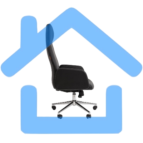 Офисное кресло Chairman 929 Россия экопремиум черный (7174805)-12