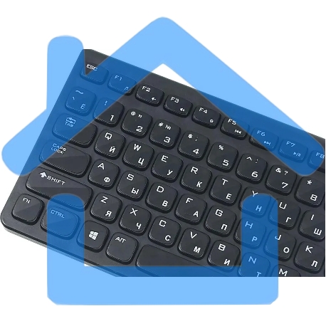 Комплект (клавиатура+мышь) OKLICK 220M, USB, беспроводной, черный-4