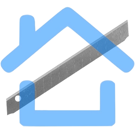 Лезвия Denzel 9 мм, сталь SK5 - 0,4 мм, 10 штук-6