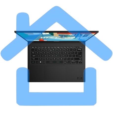 Ноутбук Modern 14H черный 9S7-14L112-088 Core i5-13420H 14” 16:10 FHD+ (1920x1200),60Hz IPS DDR4 16Gb*1 Iris Xe Graphics 512Gb SSD 3cell (53.8Whr) 1.6kg Single backlight (White) DOS,1y KB Eng/Rus-14