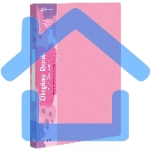 Папка с 20 прозрачными вкладками Бюрократ Pastel PAST20PINK A4, пластик, 0.5мм, торцевой карман с бумажной вставкой, розовый